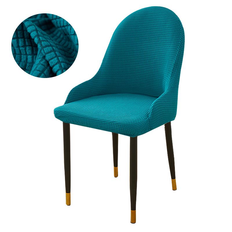 Huse pentru scaune curbate Huse pentru scaune elastice din lână polară Huse pentru scaune înalte Huse pentru scaune pentru bucătărie, birou, hotel, petrecere acasă