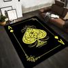 Ace of Spades Design Rug Non-slip Rug Suitable for Living Room and Bedroom Sofas