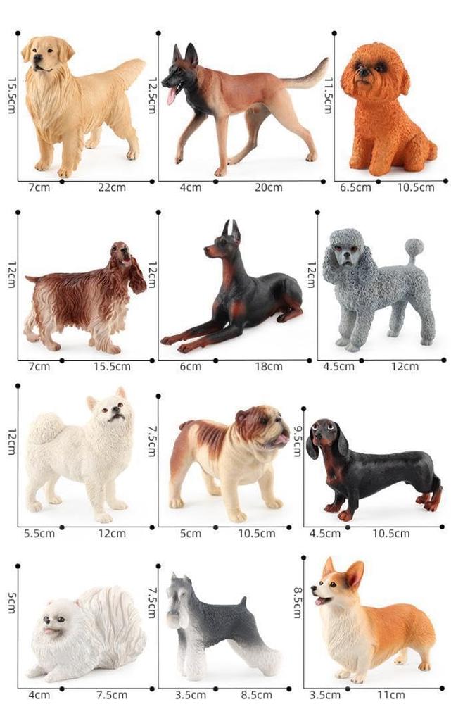 [Nekogamiyama] Pomeranian Dog Miniature Figurine Ornament Model Decor Collector's Model