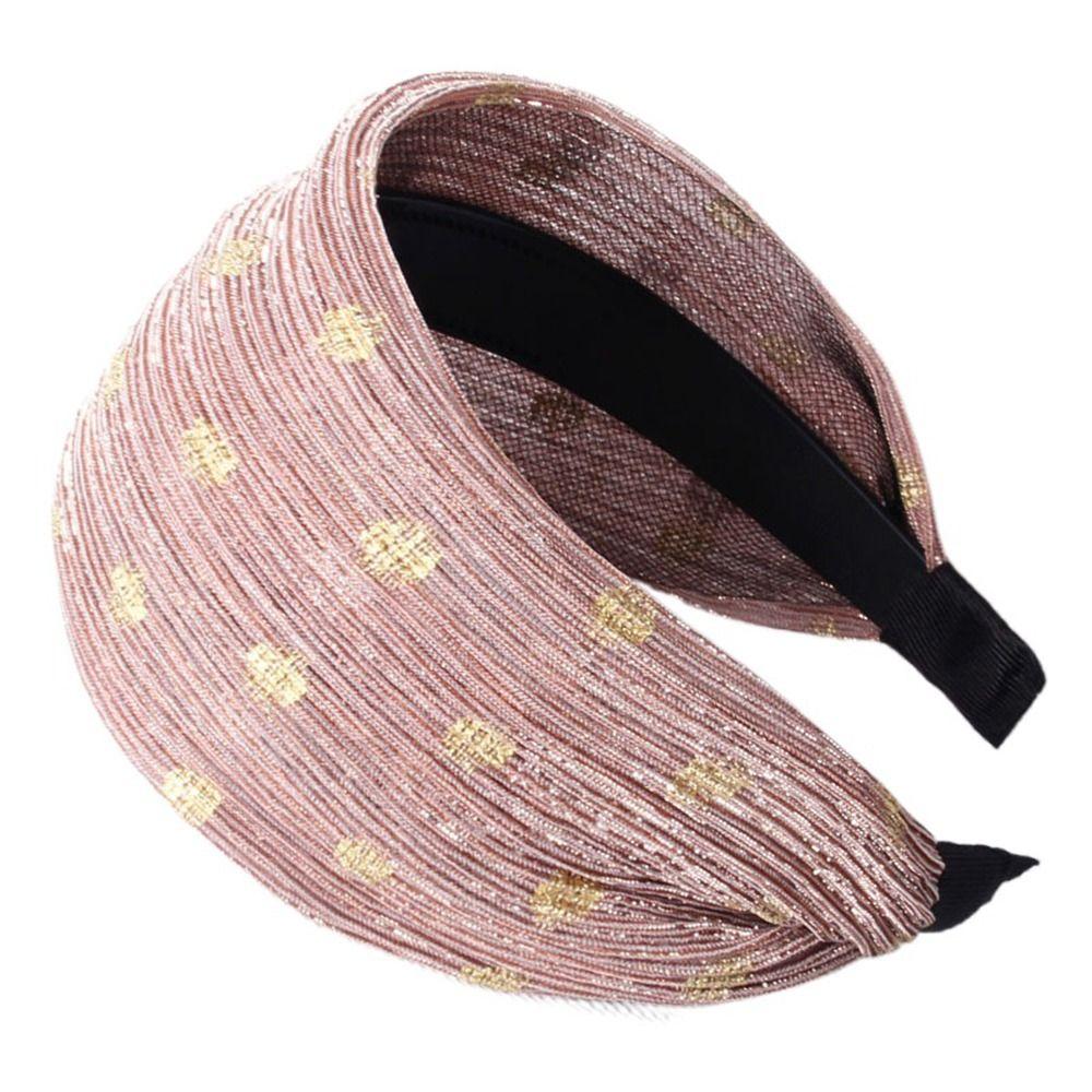 Mesh For Girls Makeup Korean Style Headband Women Hairband Hair Accessories Wave Point Hair Hoop