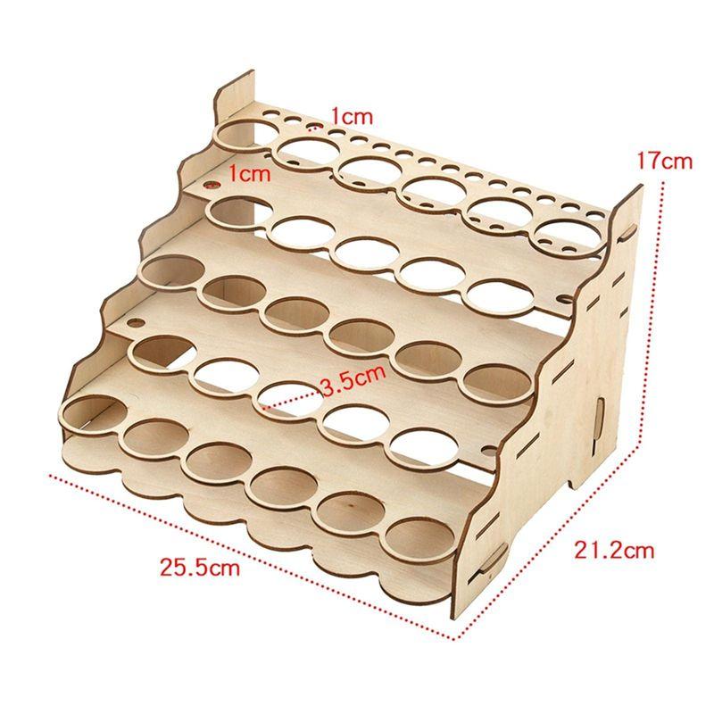 M-Modern-Model Paint Organizer Simple Multi-Layer Delicate Convenient Paints Holder DIY Pigments Shelf With Multiple Slots