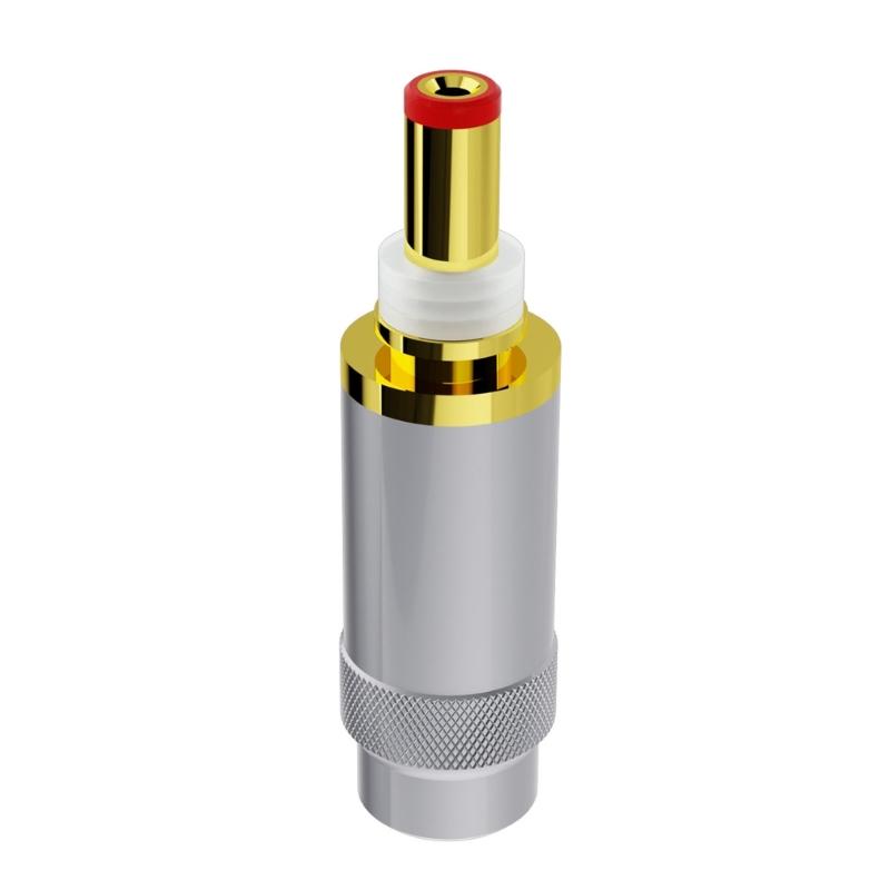 

Разъем DC5521 5525 из коррозионно-стойкой латуни с покрытием 24K золотом Улучшает слуховой 5.5x2.1мм/5.5x2.5мм