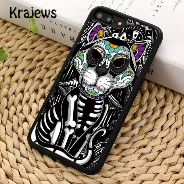 Cleopatra egyptian princess cat skull hieroglyphic Phone Case For iPhone 17 Air 16 15 14 plus 11 12 13 pro max Fundas
