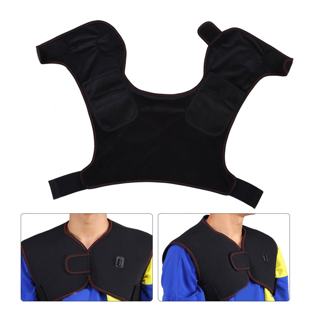 USB Electric Heating Pad Warm Therapy Neck Shoulder Back Pain Relief Cushion