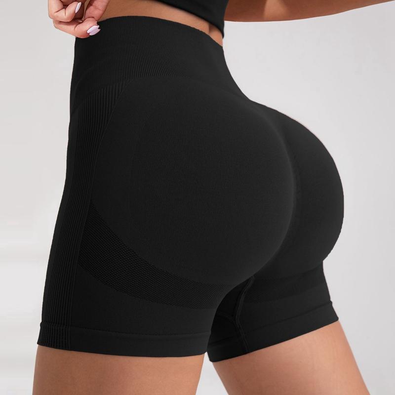 Women High-waisted Hip Lifting Yoga Pants Quick-drying Fitness Shorts