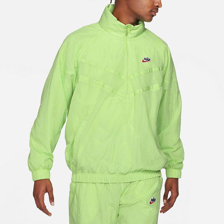 Nike Jackets Men's Green Stand Collar Moderate Other DA2493-399