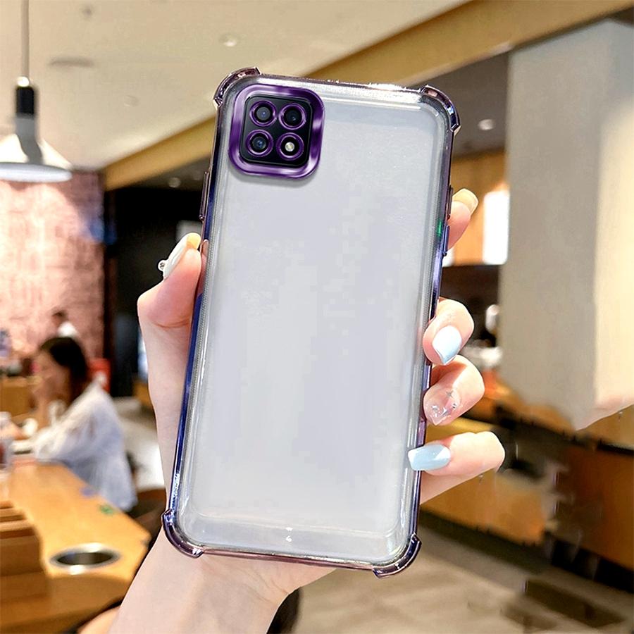 Shookproof Lens Case For Realme C30 C33 C35 C53 C51 C55 C63 C61 C65 C67 C11 C25S C21 C21Y C25Y C75 C71 Plating Silicone Cover