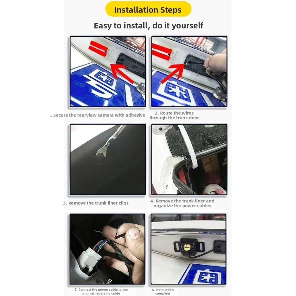 Waterproof Reverse Parking Lamp 12-24V Reverse Auxiliary Light Safety Backup Tail Light Night