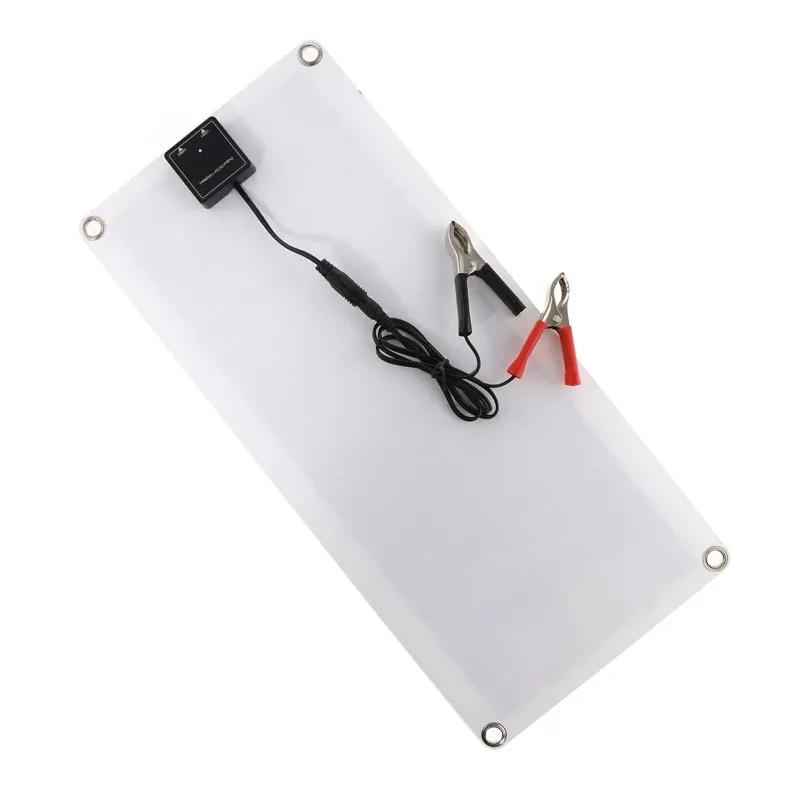 20W-1000W Solar Panel 12V Solar Cell 10A-100A Controller Solar Plate Kit For Phone RV Car Caravan Home Camping Outdoor Battery