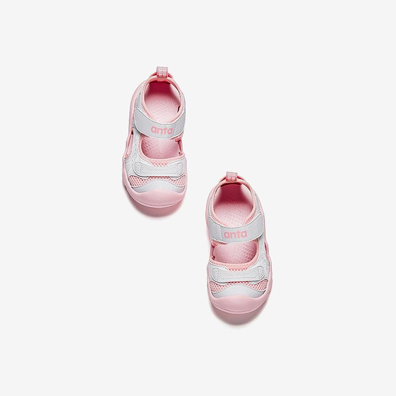 Anta Comfortable Trendy Versatile Velcro Hollow Beach Shoes Lightweight Shock Absorbing Breathable Quick Dry Anti-Kick Low-Top Walking Shoes A22520036