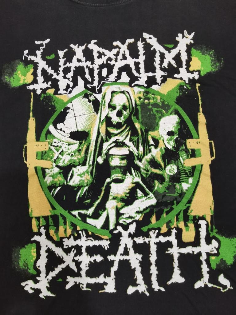 Vintage Napalm Death Metal Band Rare Design Black Unisex Shirt S-5XL WA0699