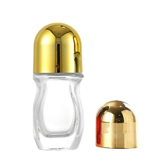30/50ML Rosenquarz Roller Roll-on Glasflasche Nachfüllbare Flasche Mini Auslaufsicherer Kugelschreiber-Applikator
