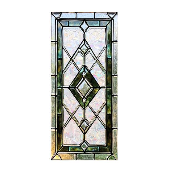 Stained Glass Window Privacy Film Vintage Decorative Frosted Static Cling Waterproof Reusable UV Sun Blocking Glass Sticker Cover