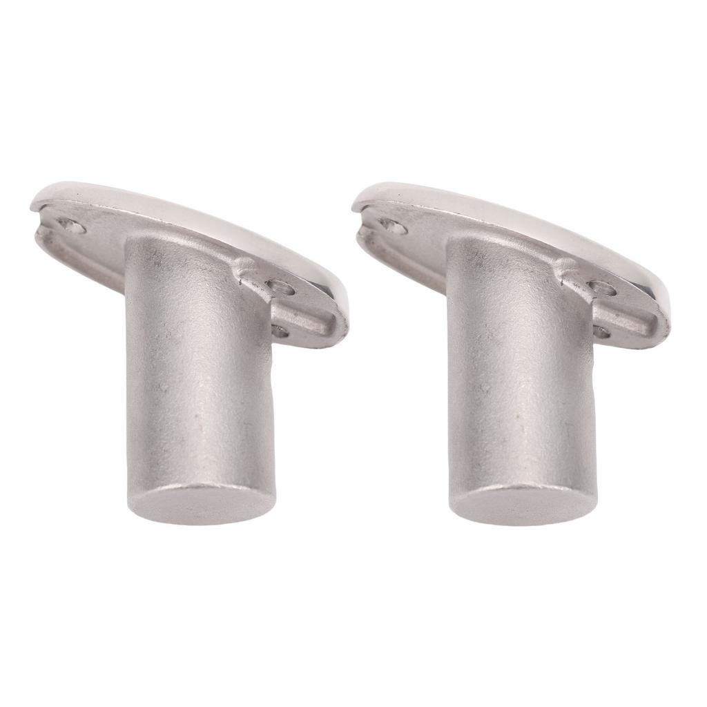 2 buc Bază de punte cu montaj încastrat, soclu catarg din oțel inoxidabil 316, montaj încastrat înclinat la 30 de grade, suport pentru lansete de pescuit pentru bărci