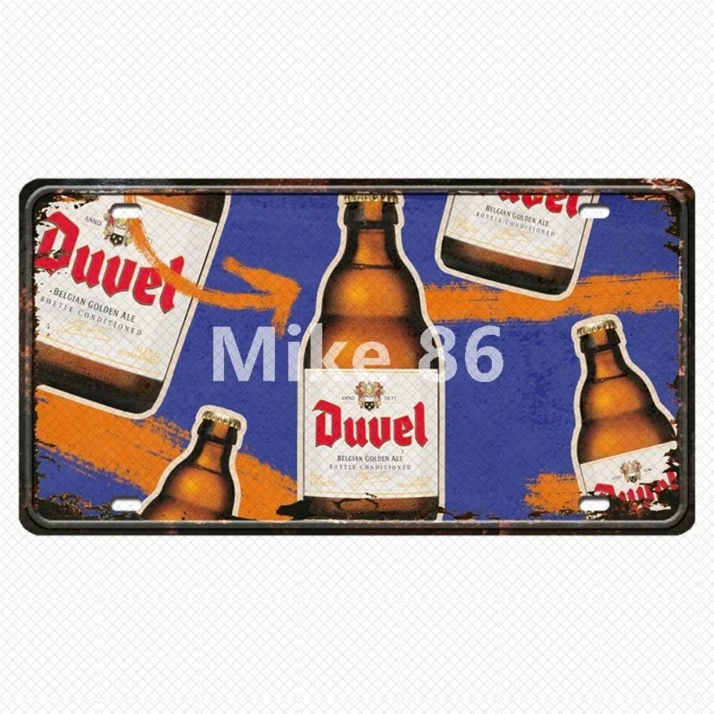 Ölplåtskylt Vintage Väggdekor 15x30cm