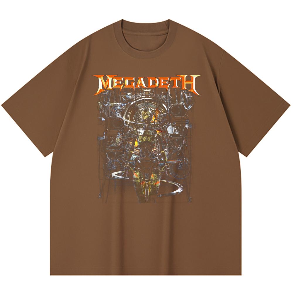 T-shirt Heavy Metal 230 g/m² 100% Bawełna Z Nadrukiem Zespołu Rockowego Popularnej Muzyki Unisex Ciężki Bawełniany T-shirt
