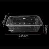 Tongyuan Disposable Rectangular Meal Prep Containers with Lids