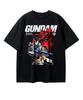 2026 Latest Summer Products Gundam Manga Anime Tshirt Cotton Printed High Quality Ventilate Tshirt Top Clothing Loose Shirt