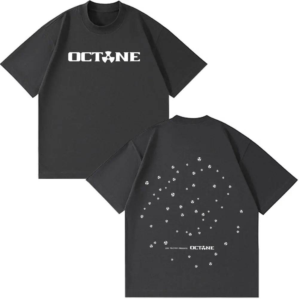 Rapper Don Toliver Octane Tour 2026 Grafik T-Shirt Herren Damen Hip Hop T-Shirts Kurzarm Baumwolle Locker Freizeit T-Shirts
