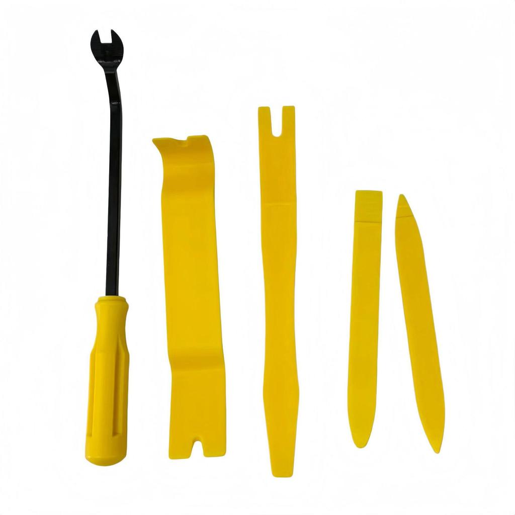 Car Interior Trim Removal Set: Pry Bar, Door Panel, and Navigation Tools