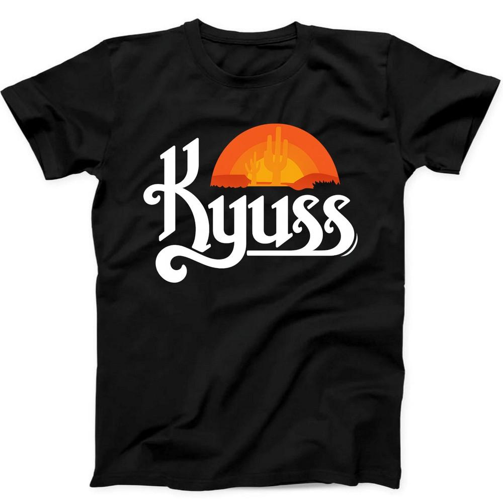 

Kyuss Rock Metal Sons Of Stoner Hard Retro Music Gift Black Tee T Shirt 446 L
