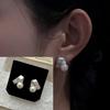 VENTFILLE Vintage Punk 925 Stamp Earrings for Women Girl Creative Twist Winding Geometric Handmade Party Silver Color Jewelry