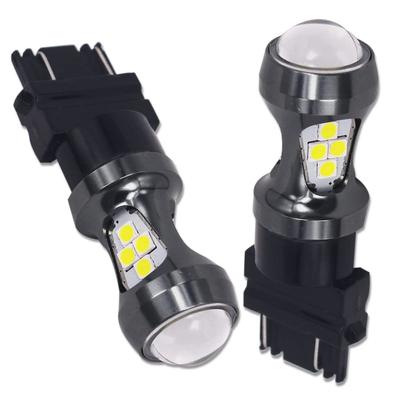 HSUN T25 3157 LED Bulbs for Backup Turn Tail and Brake Vehicle Inspection SMD3030 6000K White P27/7W Lights, Signals, Lights, Lights. Compliant,