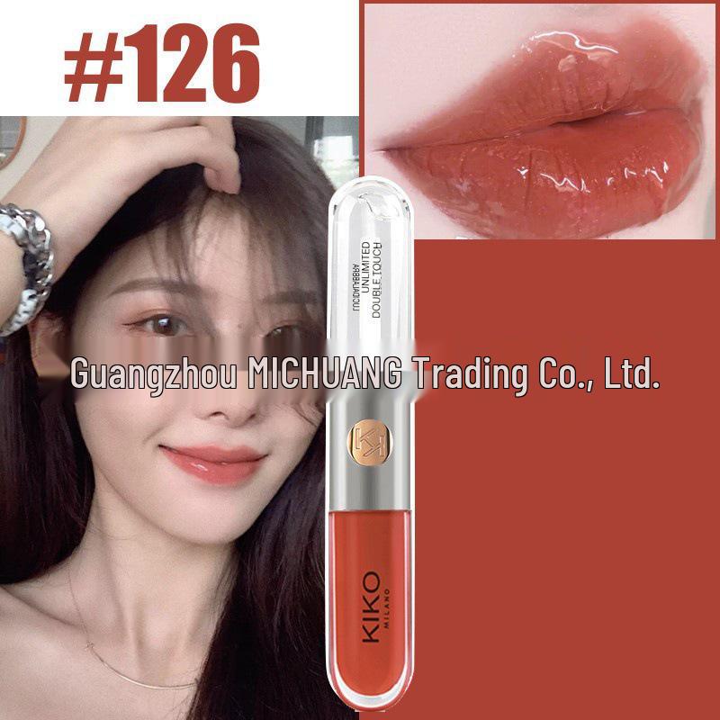 KIO 3D Lip Gloss: Single-Head 17 Lip Glaze, 19 Tint, High-Quality Watery Shine Lipstick