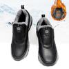 Spring non-slip soft-soled sports and leisure shoes, grandpa shoes, warm and velvet cotton shoes