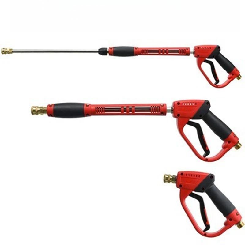 Pistola ad acqua ad alta pressione per lavaggio auto, corpo valvola in rame puro pistola di pulizia a inserimento rapido mobile, macchina per la pulizia con pistola ad acqua