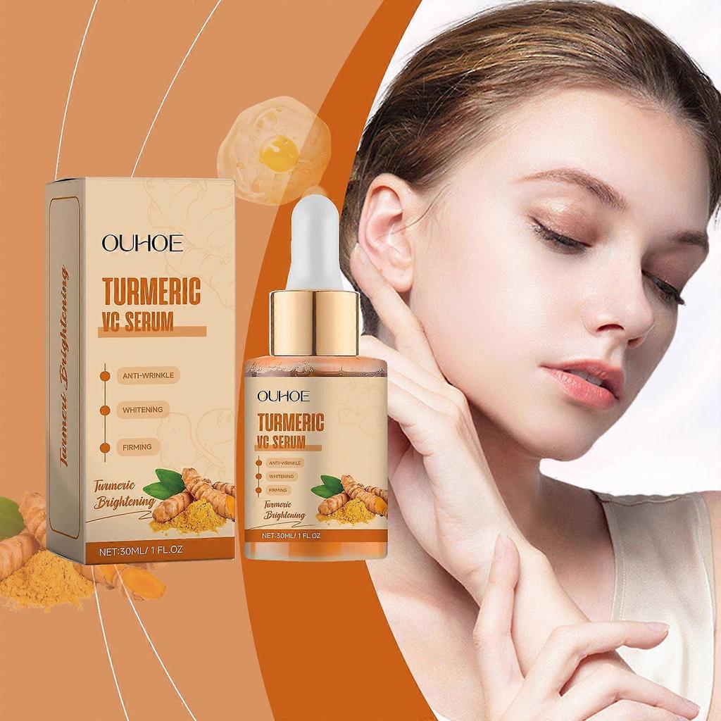 Ouhoe Turmeric Facial Essence Hydrates And Moisturizes Gently, Nourishes And Brightens The Face, And Is A Fine Skin Care Essence