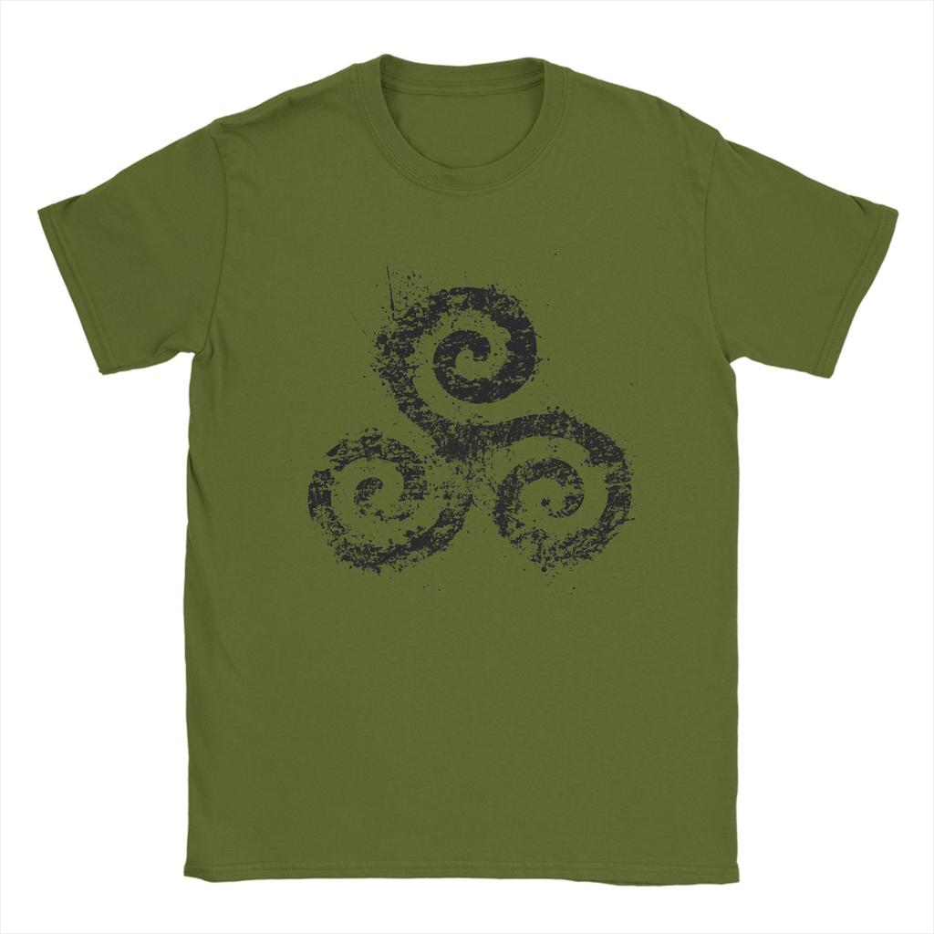 Streetwear Teen Wolf Triskelion Black Ink T-Shirt Unisex Cotton Short Sleeve O-neck Summer Clothes