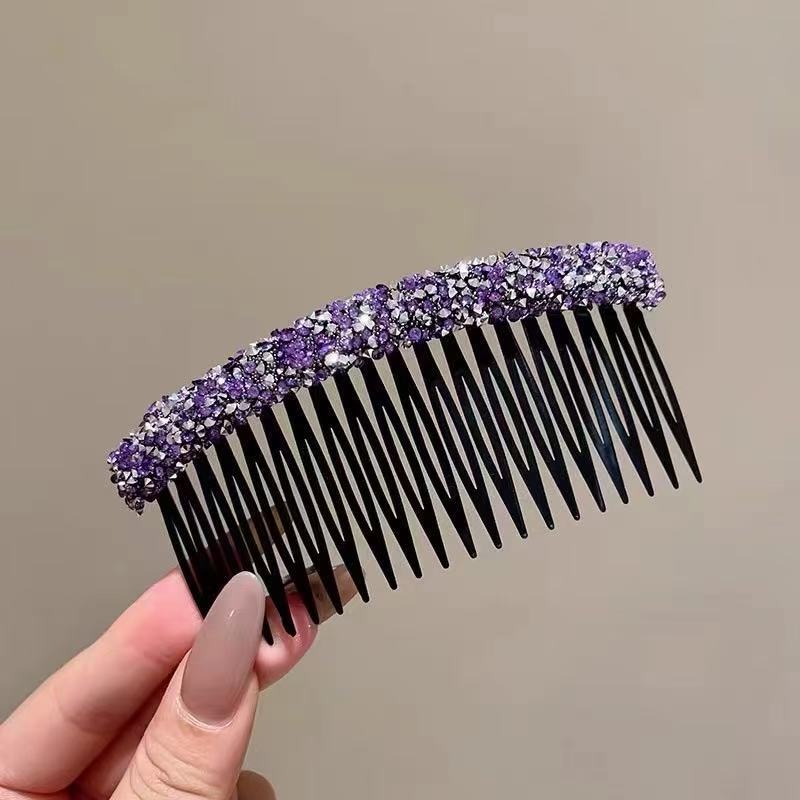 20 Teeth Full Rhinestone Broken Hairpin Hair Comb Hairpins Women Shiny Elegant Combs Hair Clips Fashion Hair Styling Accessories