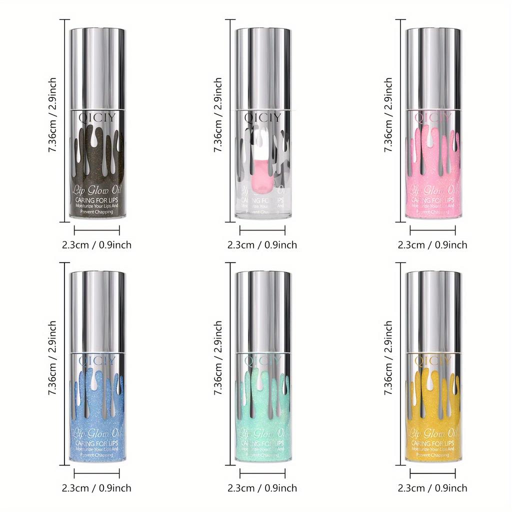 Pearlescent Color-Changing Lip Gloss,Natural Shining EffectLong-Lasting Moisturizing and Hydrating Lip Plumping Mirror Lip Glaze