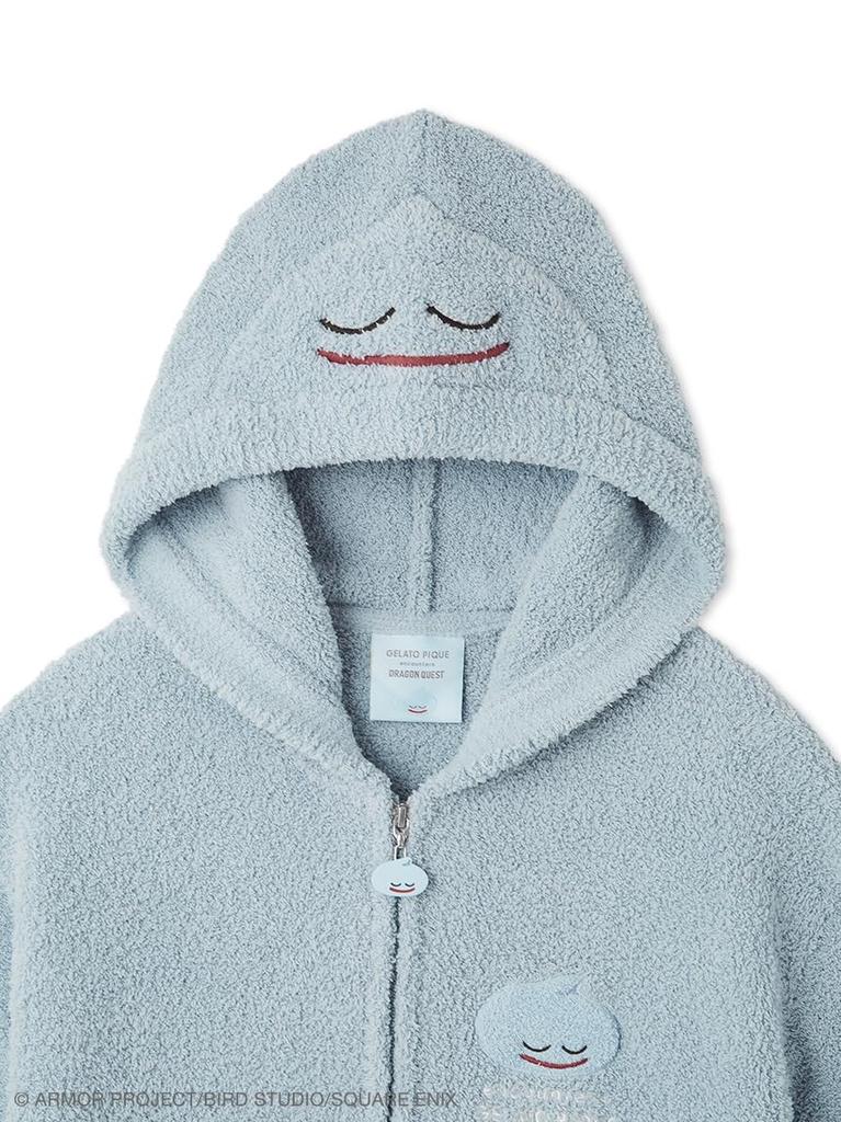 Gelato Pique Dragon Quest Unisex Powder Slime Hoodie Shorts BLU & Set, PUNT255013, (S-M)