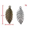Filigree Leaf Charms Antique Alloy Pendants For Nature Inspired Jewelry