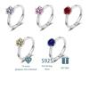 Tancise  Classic 925 Sterling Silver 7A Zircon Moissanite Ring for Ladies Jewelry Women Wedding Party Gifts