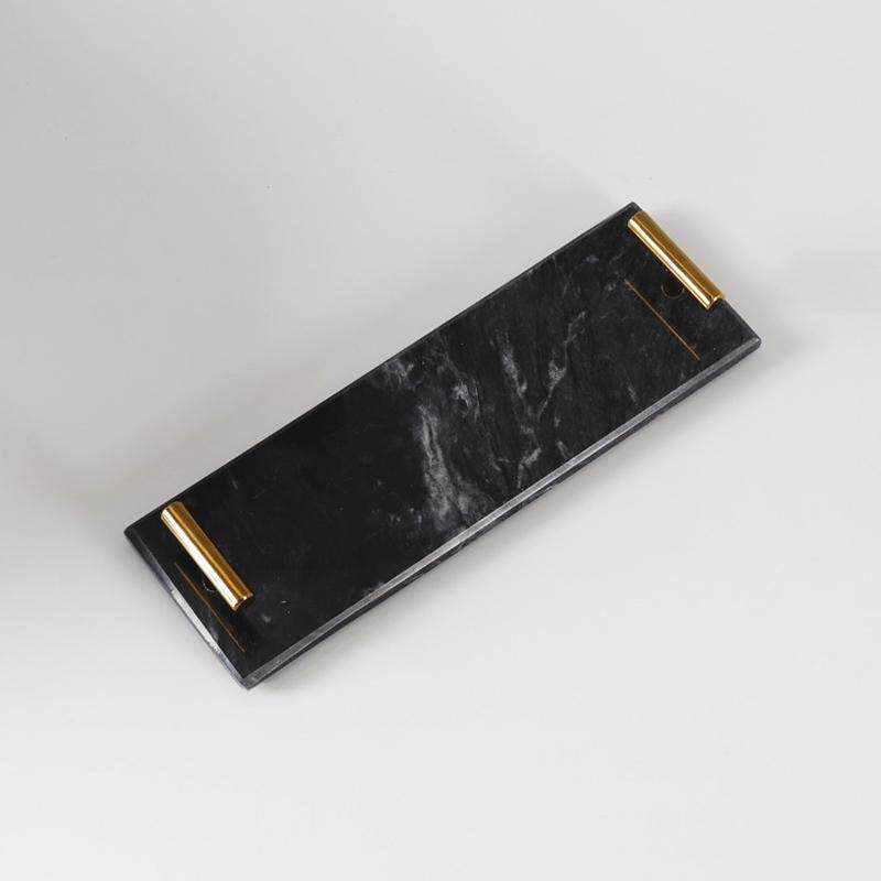 Nordic Natural Marble Tray Jewelry Tray Dessert Tray Bathroom Storage Aromatherapy Plate Home Decoration Bathroom Supplies