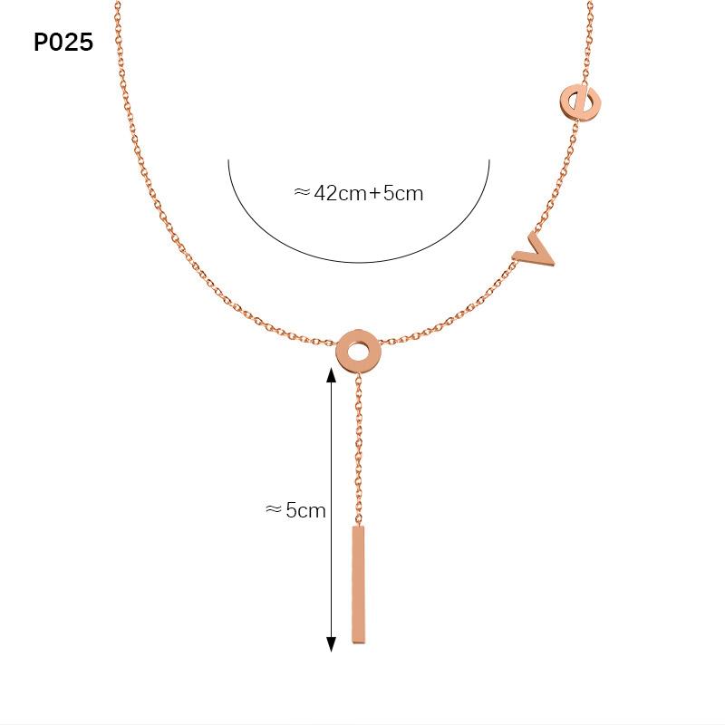 Multi Models Long Tassel Necklaces In Stainless Steel With 18k Gold Plated Waterproof Non Tarnish Chains Necklace For Women