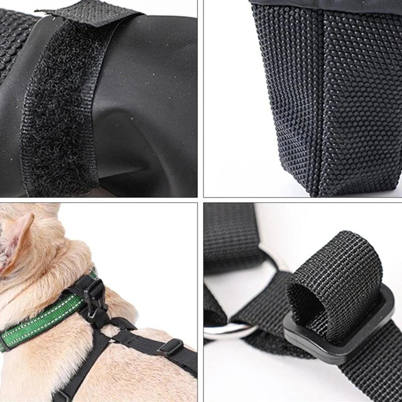 Waterproof Dog Shoes Adjustable Pet Boots for Outdoor Walking Rain Day Paw Protection Soft French Bulldog Booties Dog Show S/M/L