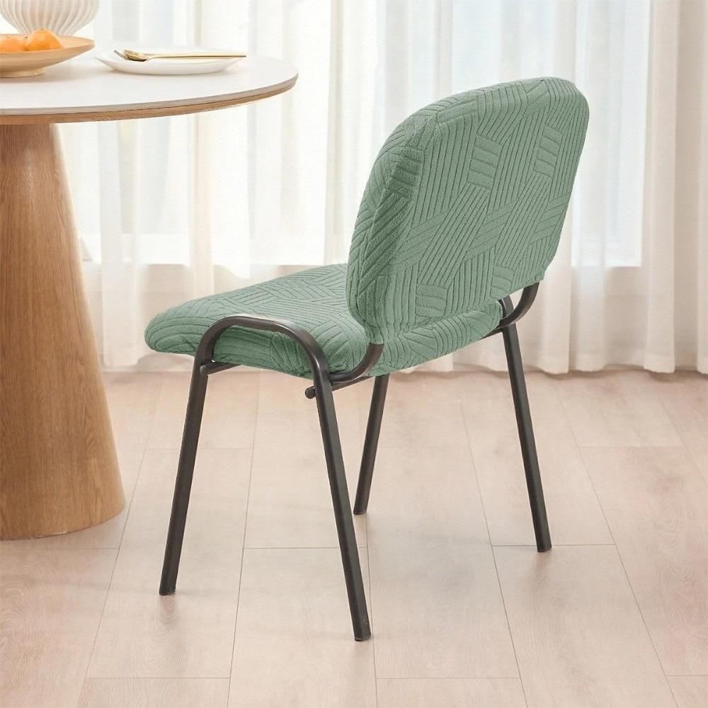 Separate Seat And Backrest Office Chair Covers Elastic Material Chair Protectors For Dining Chairs