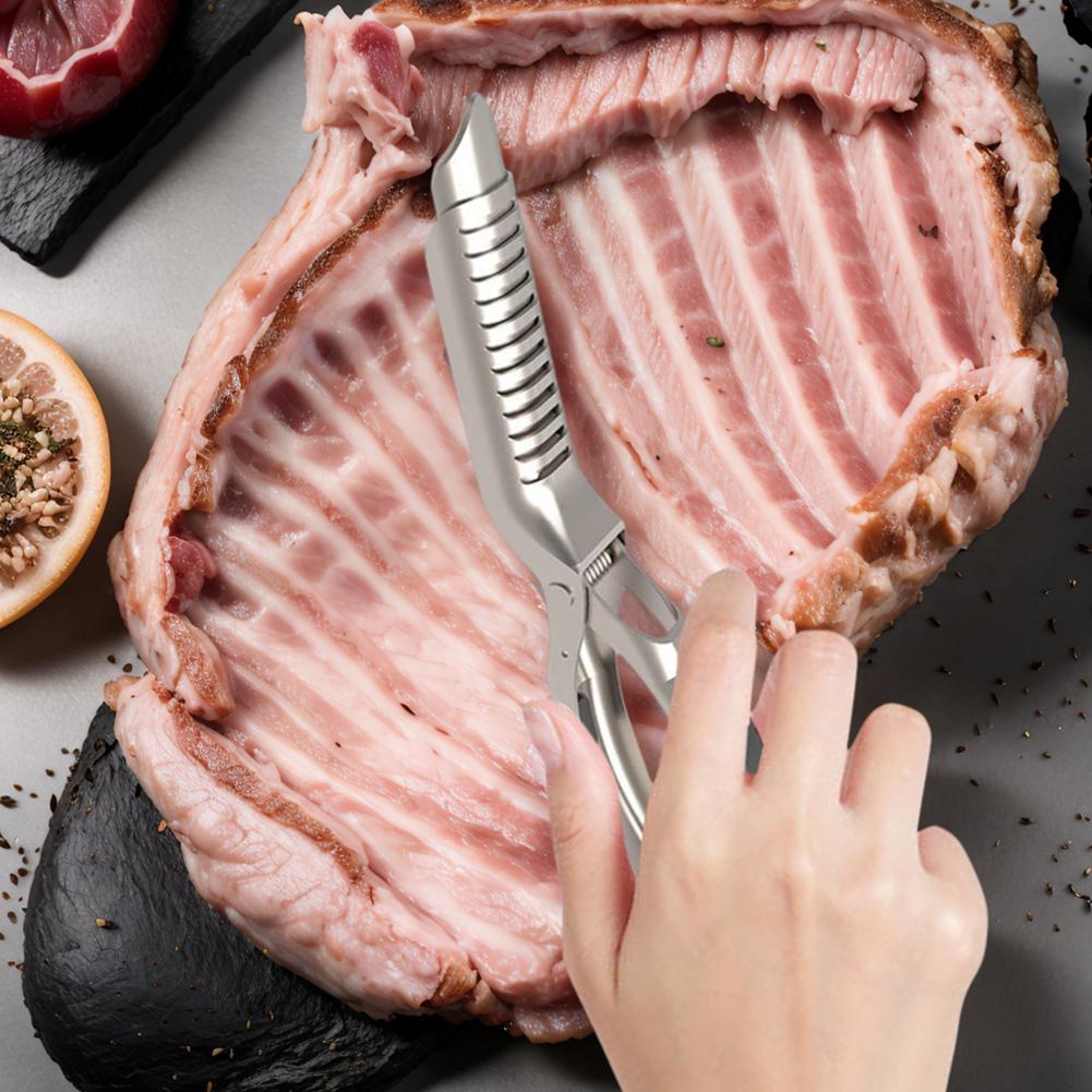 Rib Prep Tool Stainless Steel Rib Membrane Removal Tool Ergonomic Design for BBQ Enthusiasts for Easy Membrane Removal