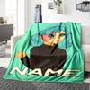 Customiz Name Personality Sally Face Blanket Soft &Warm Sofa Office Bed Travel Lunch Break Blanket, Gift Suitable All Seasons