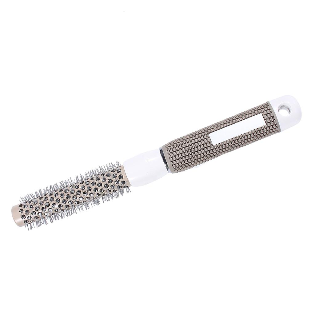 Professional Hair Dressing Brushes High Temperature Resistant Ceramic Iron Round Comb (19mm)