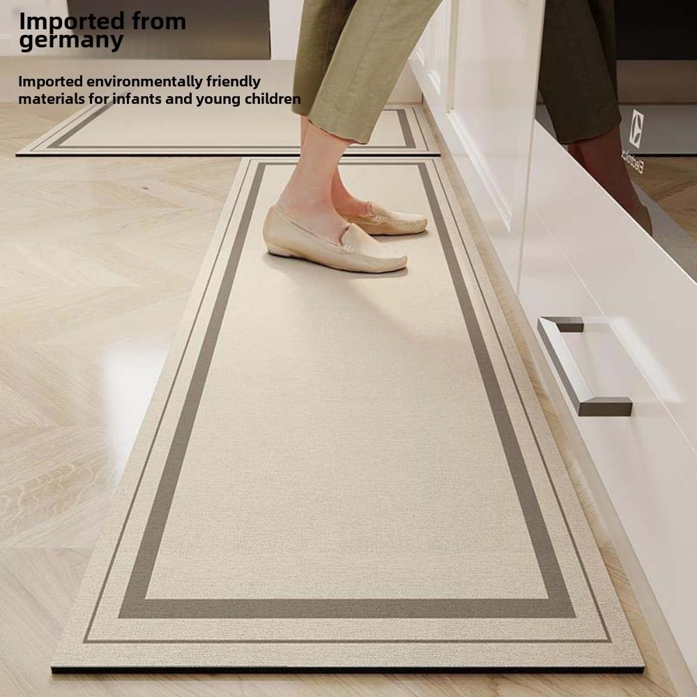 Kitchen Floor Non-slip Mat Water-absorbing Oil-absorbing Diatom Mud Floor Mat