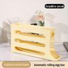 Automatic Rolling Multi-Layer Egg Storage Box for Fridge and Countertop