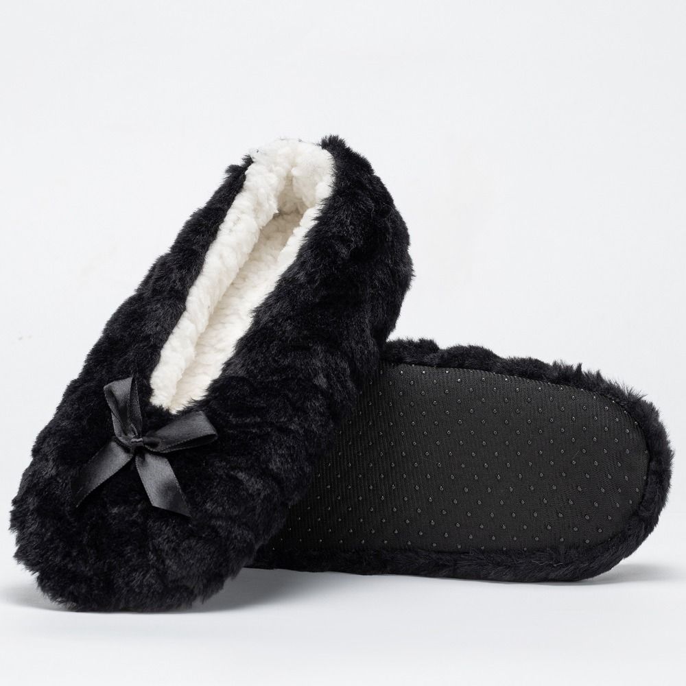 Heart Thicken Plush Socks Thermal Bow Sleeping Socks Simple Winter Floor Socks Girls