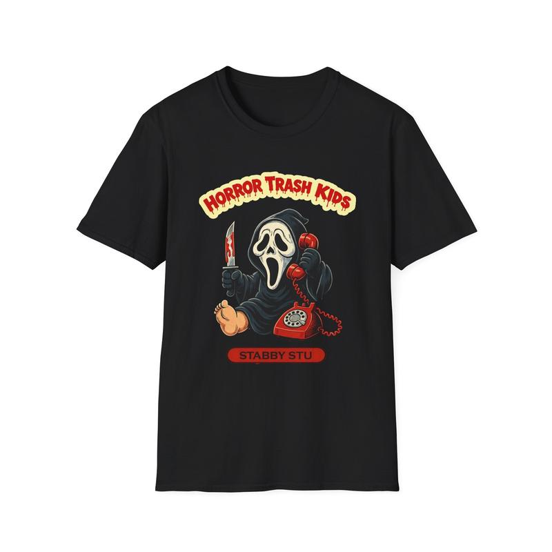 Horror Trash ghostface caller Unisex T-Shirt | Scream-inspire wbr/ d slasher tee XXL