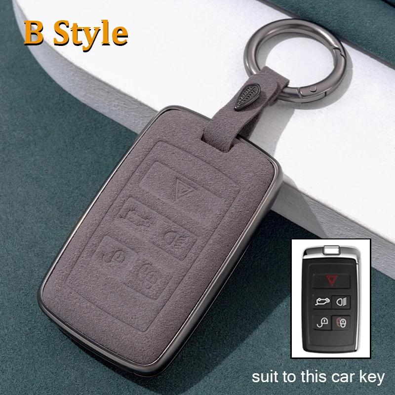 

Чехол-накладка для ключа-пульта автомобиля из цинкового сплава для Land Rover Range Rover Sport Evoque Discovery 3 4 5 Jaguar XE XF XJ F Аксессуары For Rand Rover