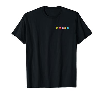 Bandai Namco Entertainment Inc. Men's Short-Sleeve Pac-Man T-Shirt, Black, Size S